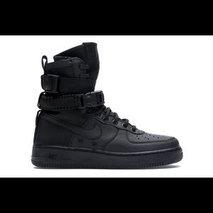 Triple men’s black Air Force 0nes